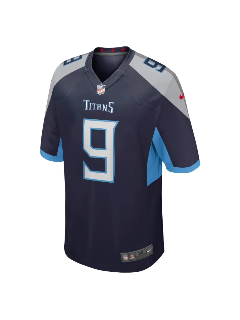 Men's Tennessee Titans Steve McNair Nike Navy Game Retired Player Jersey