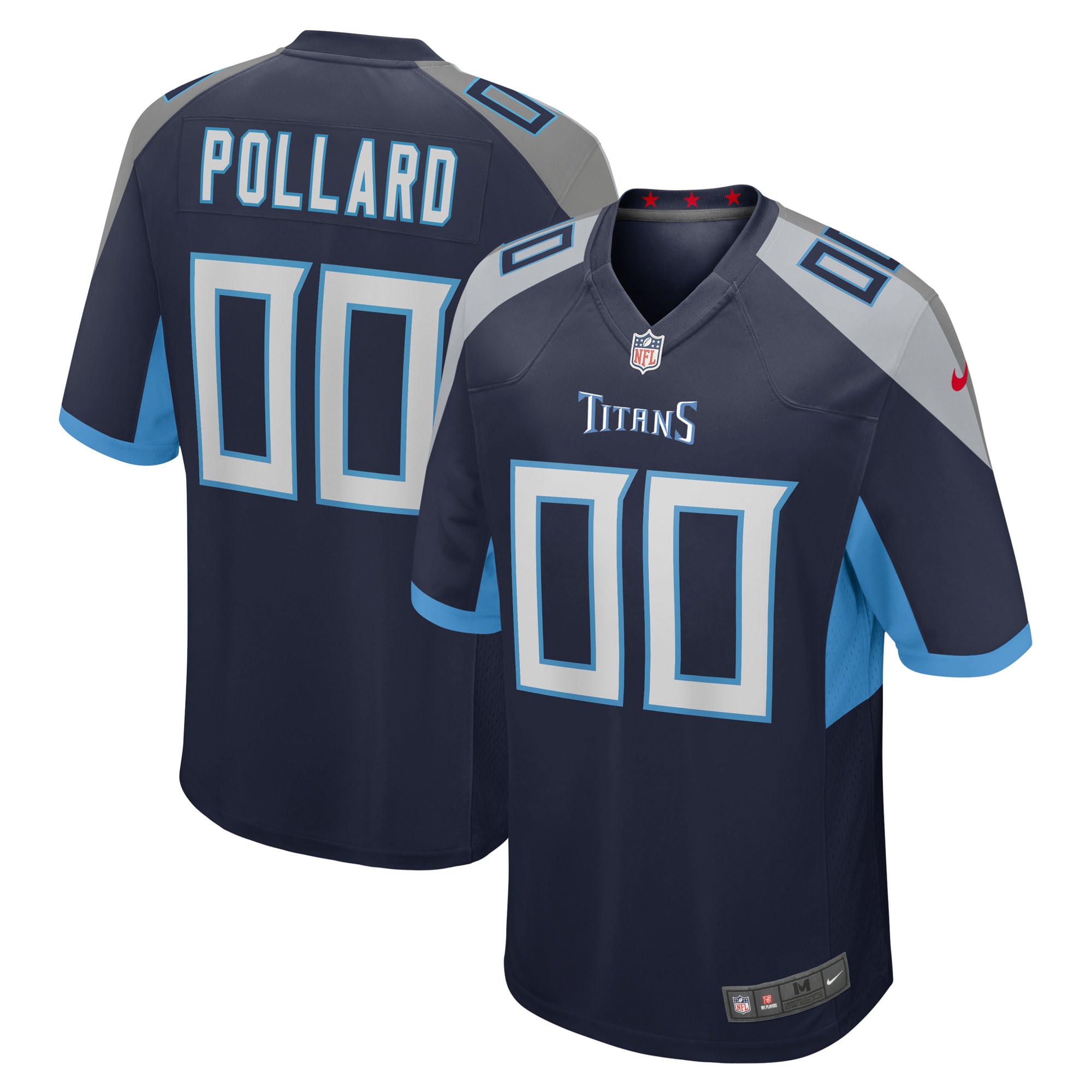 Men's Tennessee Titans Tony Pollard Nike Navy Jersey