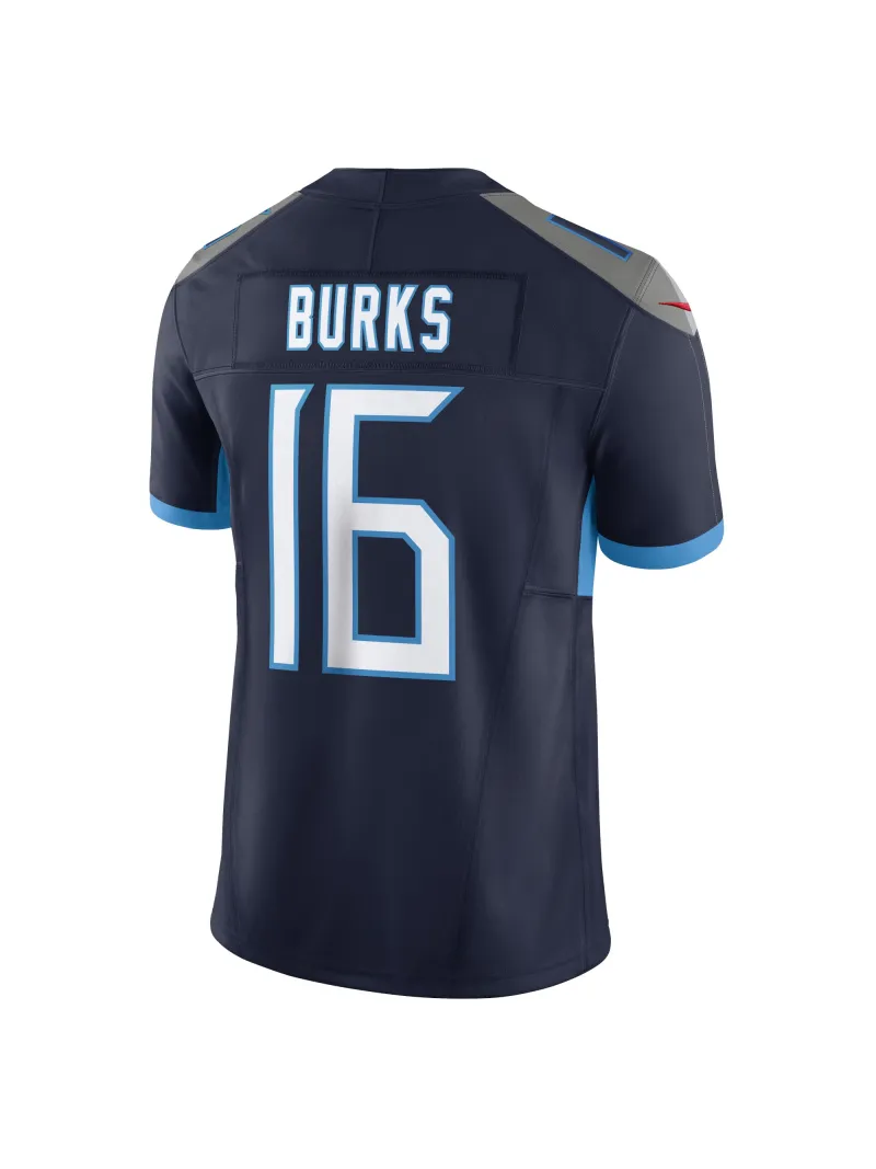 Men's Tennessee Titans Treylon Burks Nike Navy Vapor FUSE Limited Jersey