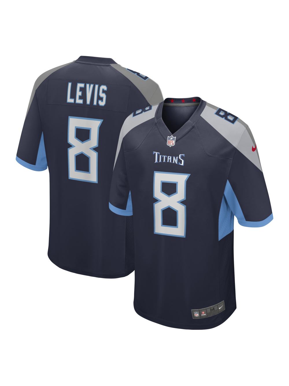Men's Tennessee Titans Will Levis Nike Navy 2023 NFL Draft Game Jersey