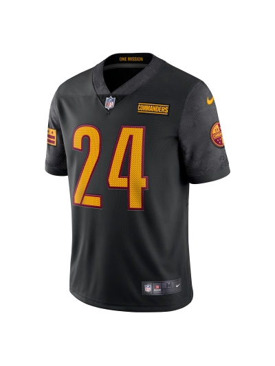 Men's Washington Commanders Antonio Gibson Nike Black Alternate Vapor Limited Edition Jersey 02