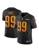 Men's Washington Commanders Chase Young Nike Black Alternate Vapor Limited Jersey