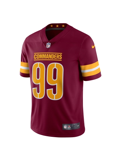 Men's Washington Commanders Chase Young Nike Burgundy Vapor Elite Jersey 02