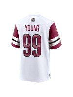 Men's Washington Commanders Chase Young White Game Jersey