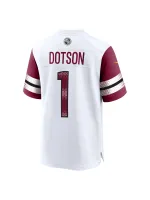Men's Washington Commanders Jahan Dotson Nike White Vapor FUSE Limited Jersey