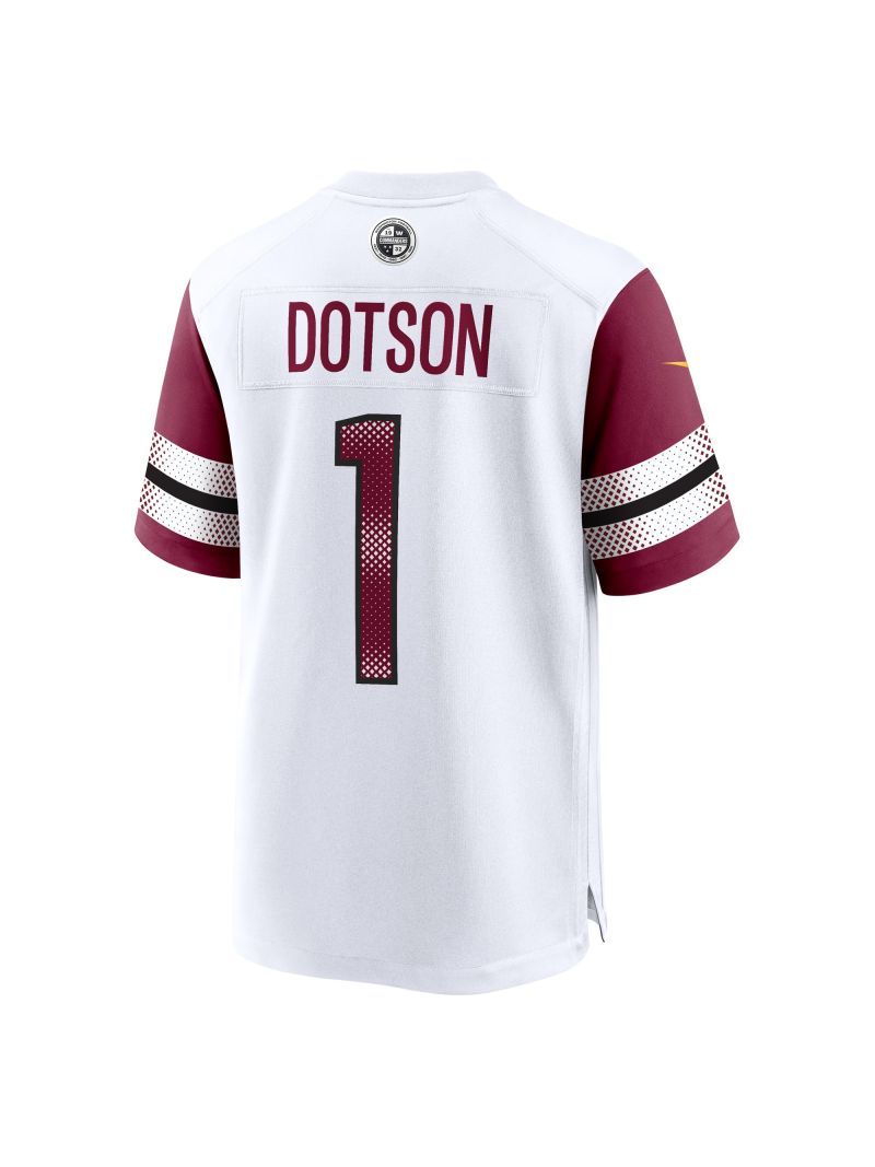 Men's Washington Commanders Jahan Dotson Nike White Vapor FUSE Limited Jersey