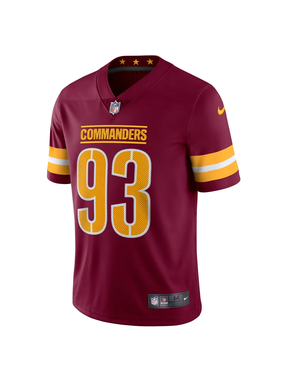 Men's Washington Commanders Jonathan Allen Nike Burgundy Vapor Limited Jersey