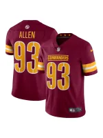 Men's Washington Commanders Jonathan Allen Nike Burgundy Vapor Limited Jersey