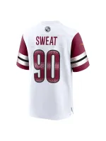 Men's Washington Commanders Montez Sweat Nike White Game Jersey