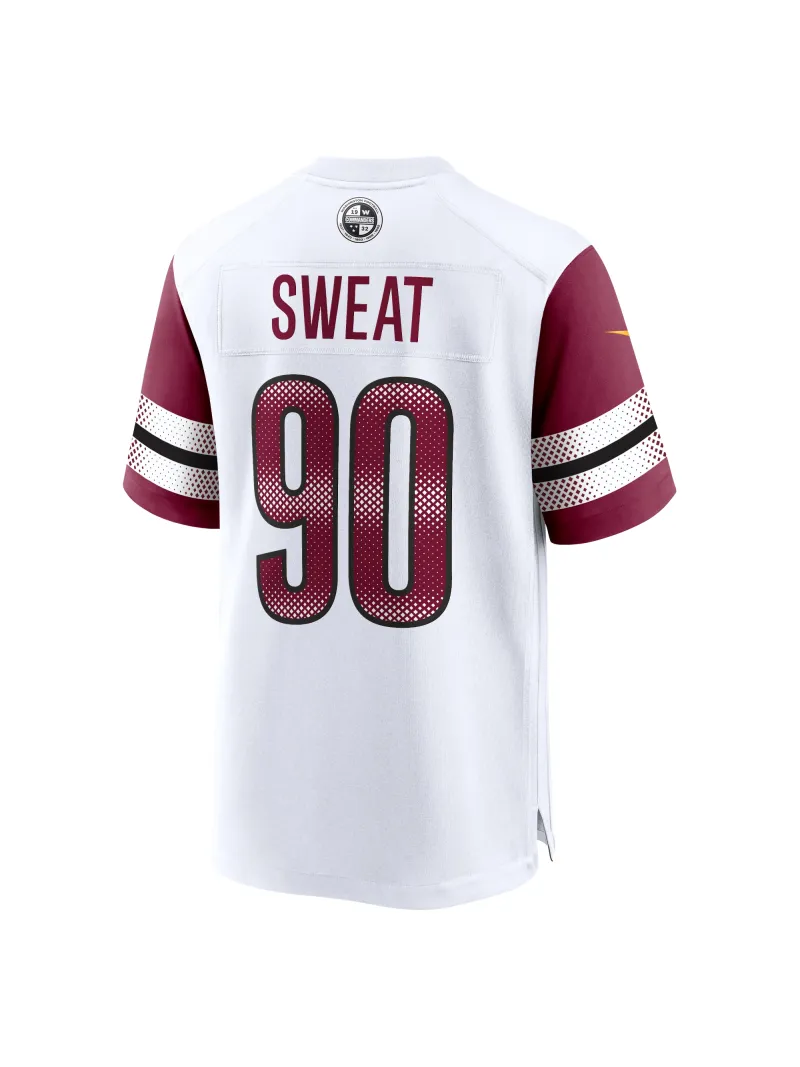 Men's Washington Commanders Montez Sweat Nike White Game Jersey