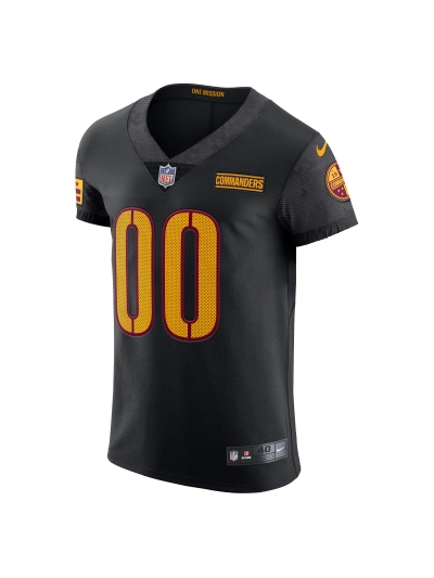 Men's Washington Commanders Nike Black Vapor Untouchable Elite Custom Alternate Jersey 02