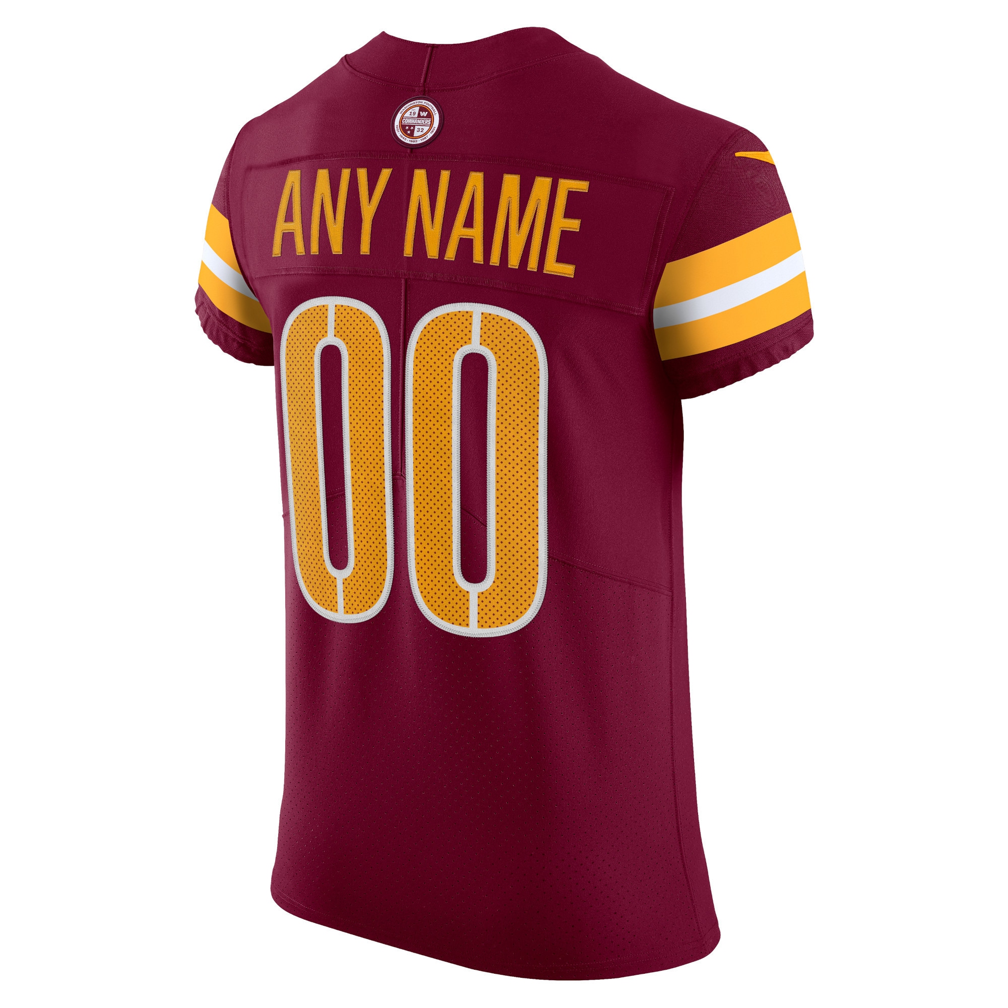 Men's Washington Commanders Nike Burgundy Vapor Untouchable Elite Custom Jersey