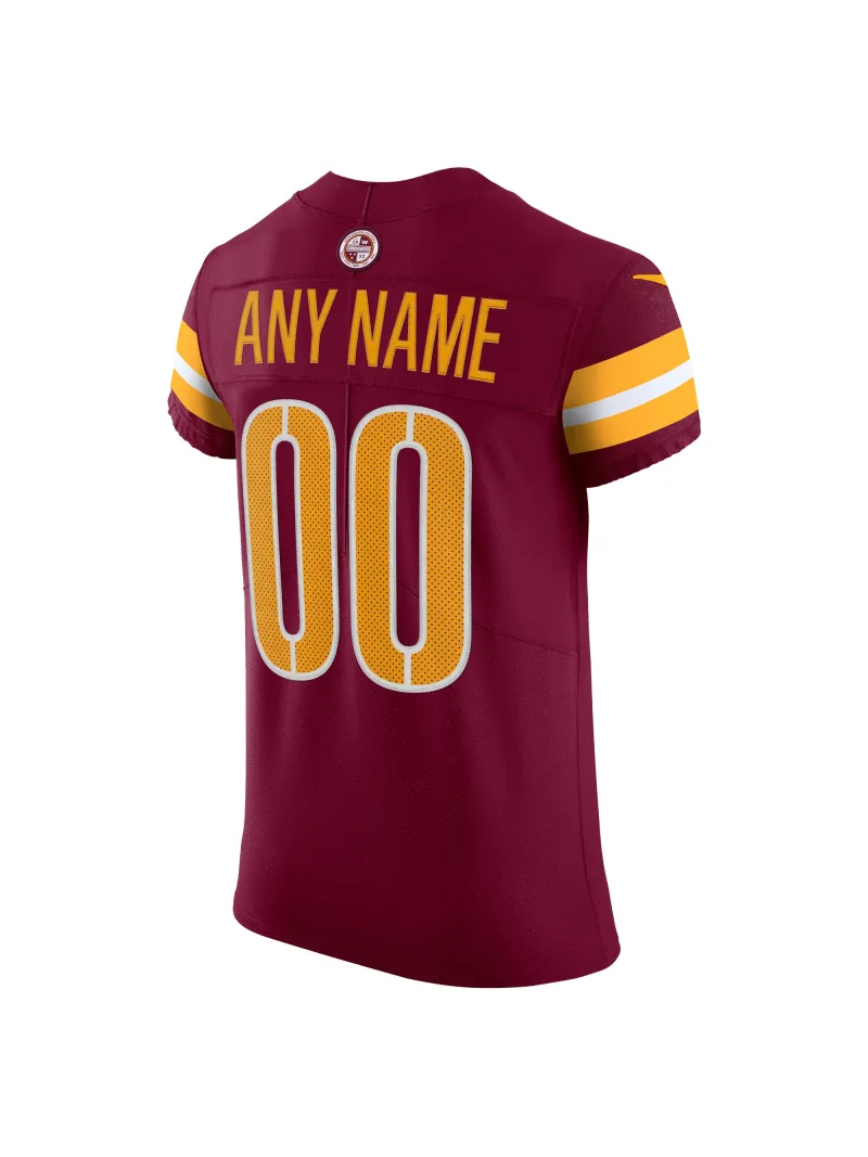 Men's Washington Commanders Nike Burgundy Vapor Untouchable Elite Custom Jersey