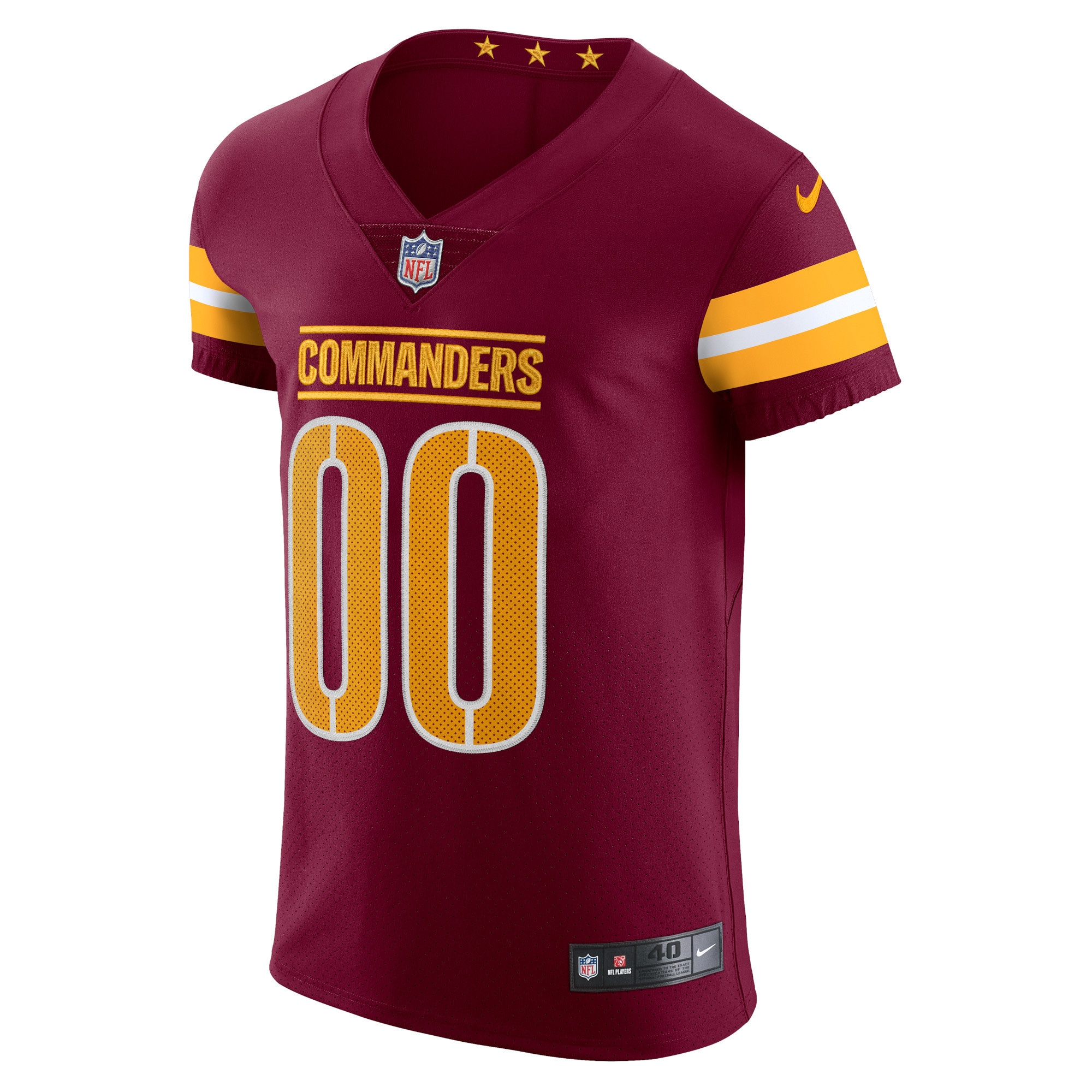 Men's Washington Commanders Nike Burgundy Vapor Untouchable Elite Custom Jersey