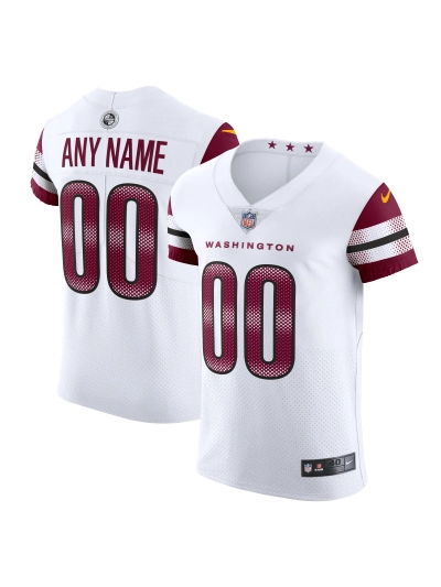 Men's Washington Commanders Nike White Vapor Untouchable Elite Custom Jersey 01