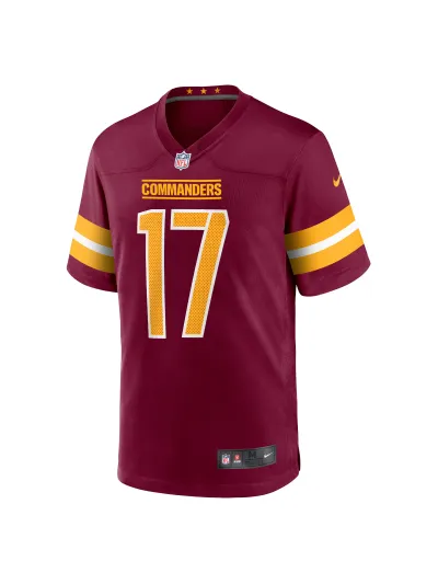 Men's Washington Commanders Terry McLaurin Nike Burgundy Game Jersey 02