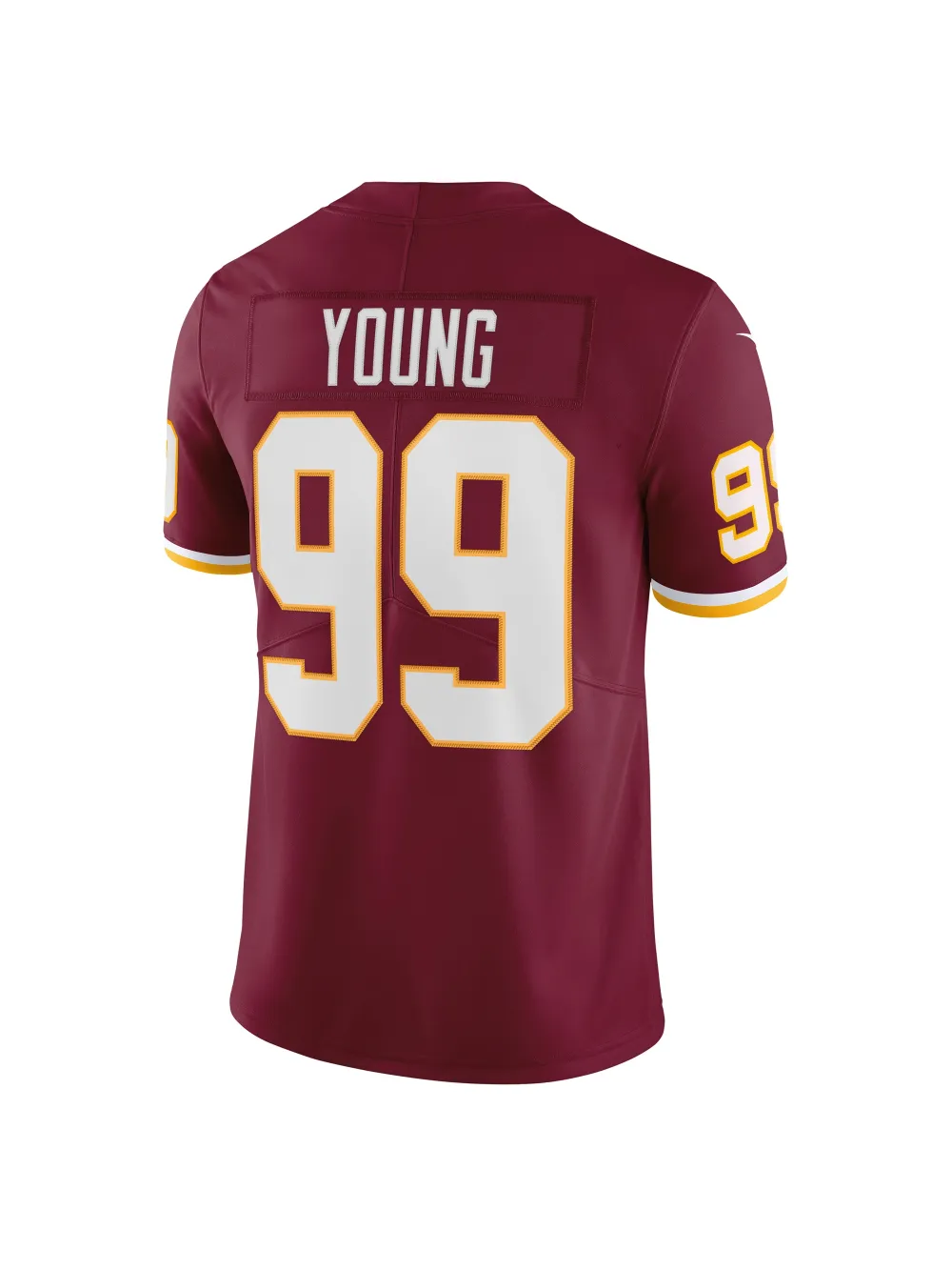 Men's Washington Football Team Chase Young Nike Burgundy Vapor Limited Jersey