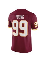 Men's Washington Football Team Chase Young Nike Burgundy Vapor Limited Jersey
