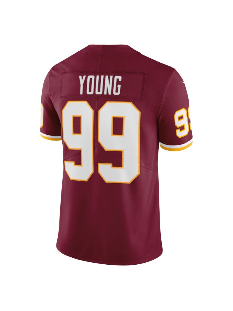 Men's Washington Football Team Chase Young Nike Burgundy Vapor Limited Jersey