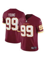 Men's Washington Football Team Chase Young Nike Burgundy Vapor Limited Jersey