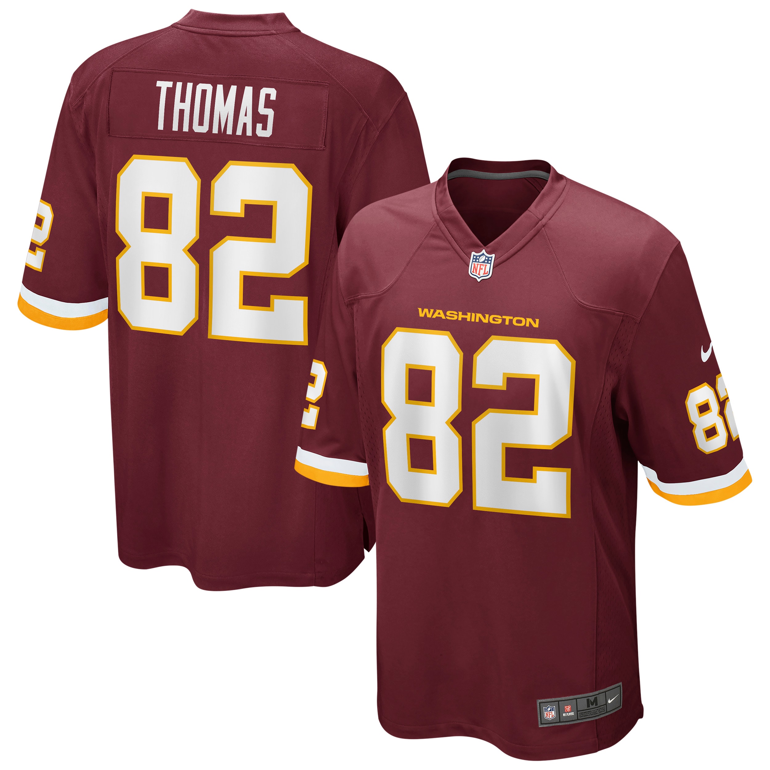 Men's Washington Football Team Logan Thomas Nike Burgundy Jersey