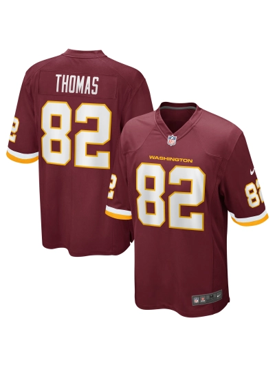 Men's Washington Football Team Logan Thomas Nike Burgundy Jersey 01