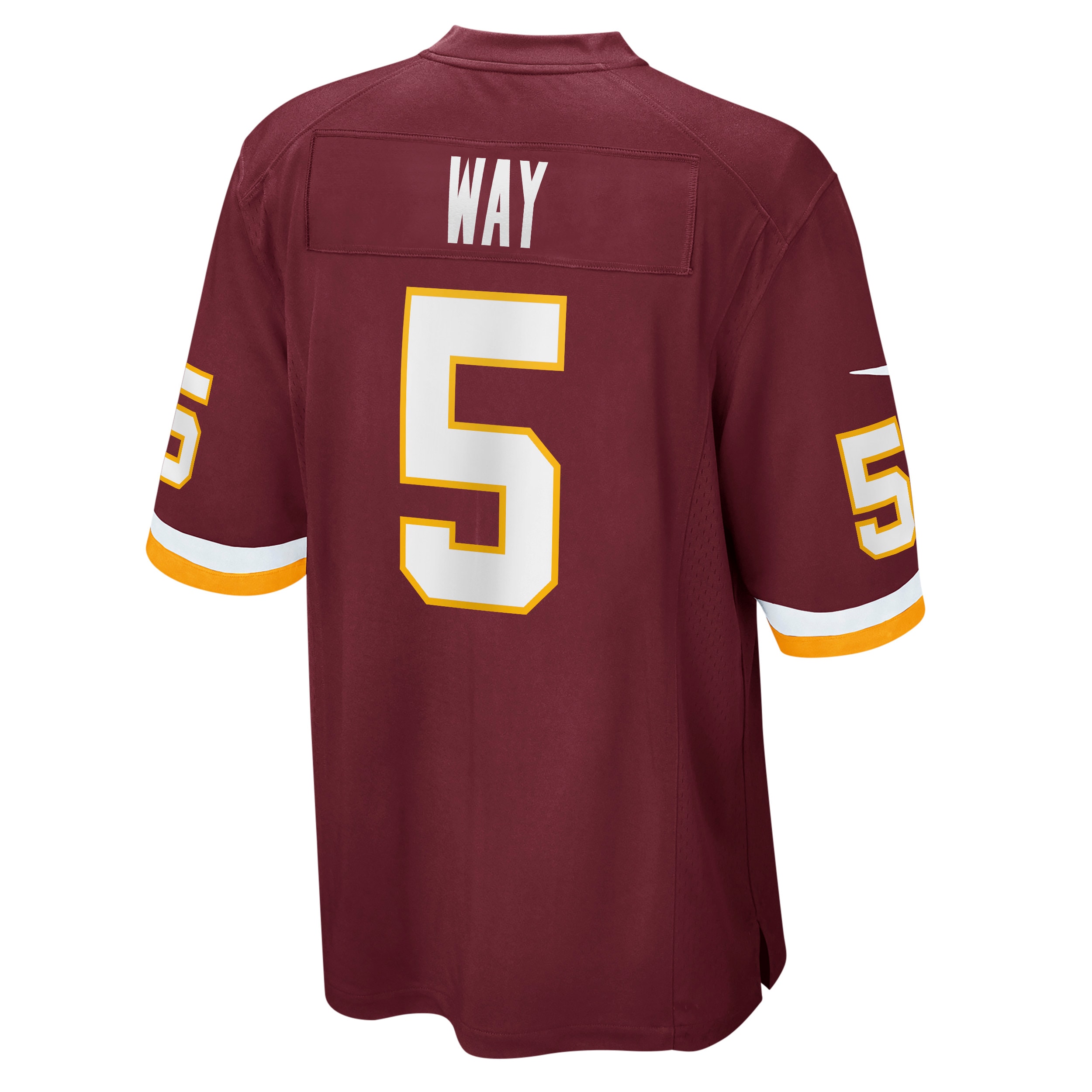 Men's Washington Football Team Tress Way Nike Burgundy Game Jersey