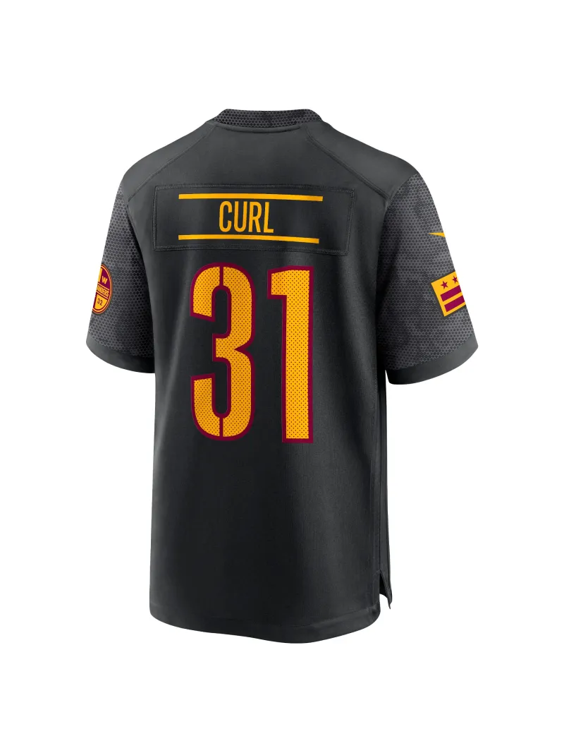 Mens Washington Commanders Kamren Curl Nike Black Alternate