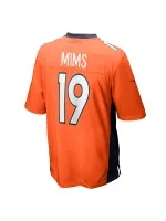  Men's Denver Broncos Marvin Mims Jr Nike Orange Team Game Jersey
