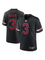 Men's Arizona Cardinals Budda Baker Nike Black Game Jersey