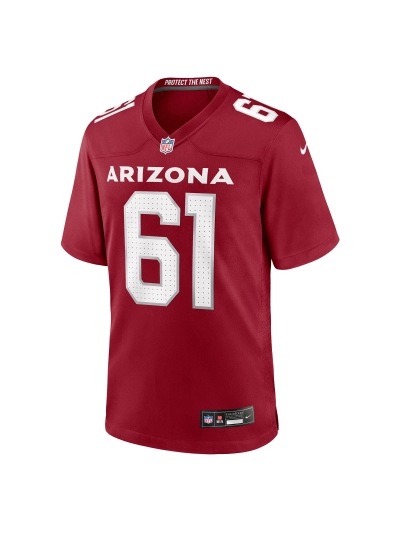 Men's Arizona Cardinals Carter O'Donnell Nike Cardinal Team Game Jersey 02