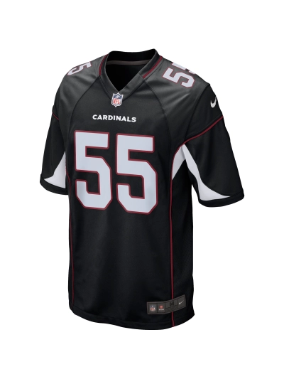 Men's Arizona Cardinals Chandler Jones Nike Black Game Jersey 02