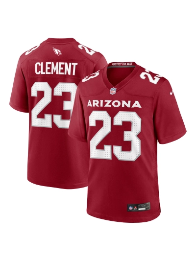 Men's Arizona Cardinals Corey Clement Nike Cardinal Team Game Jersey 01