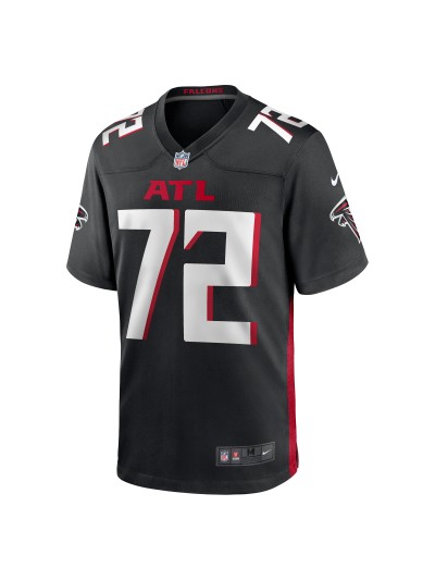 Men's Atlanta Falcons LaCale London Nike Black Game Jersey 02