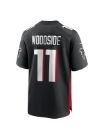 Men's Atlanta Falcons Logan Woodside Nike Black Team Game Jersey