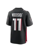 Men's Atlanta Falcons Logan Woodside Nike Black Team Game Jersey