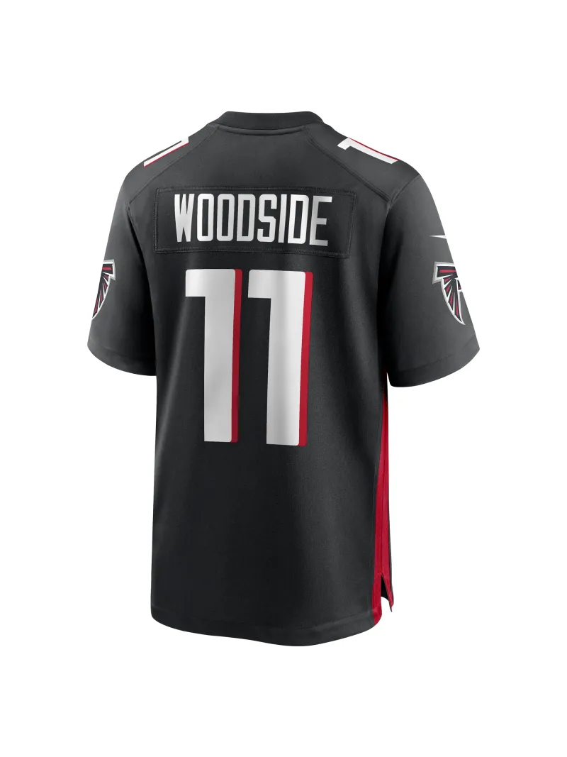 Men's Atlanta Falcons Logan Woodside Nike Black Team Game Jersey