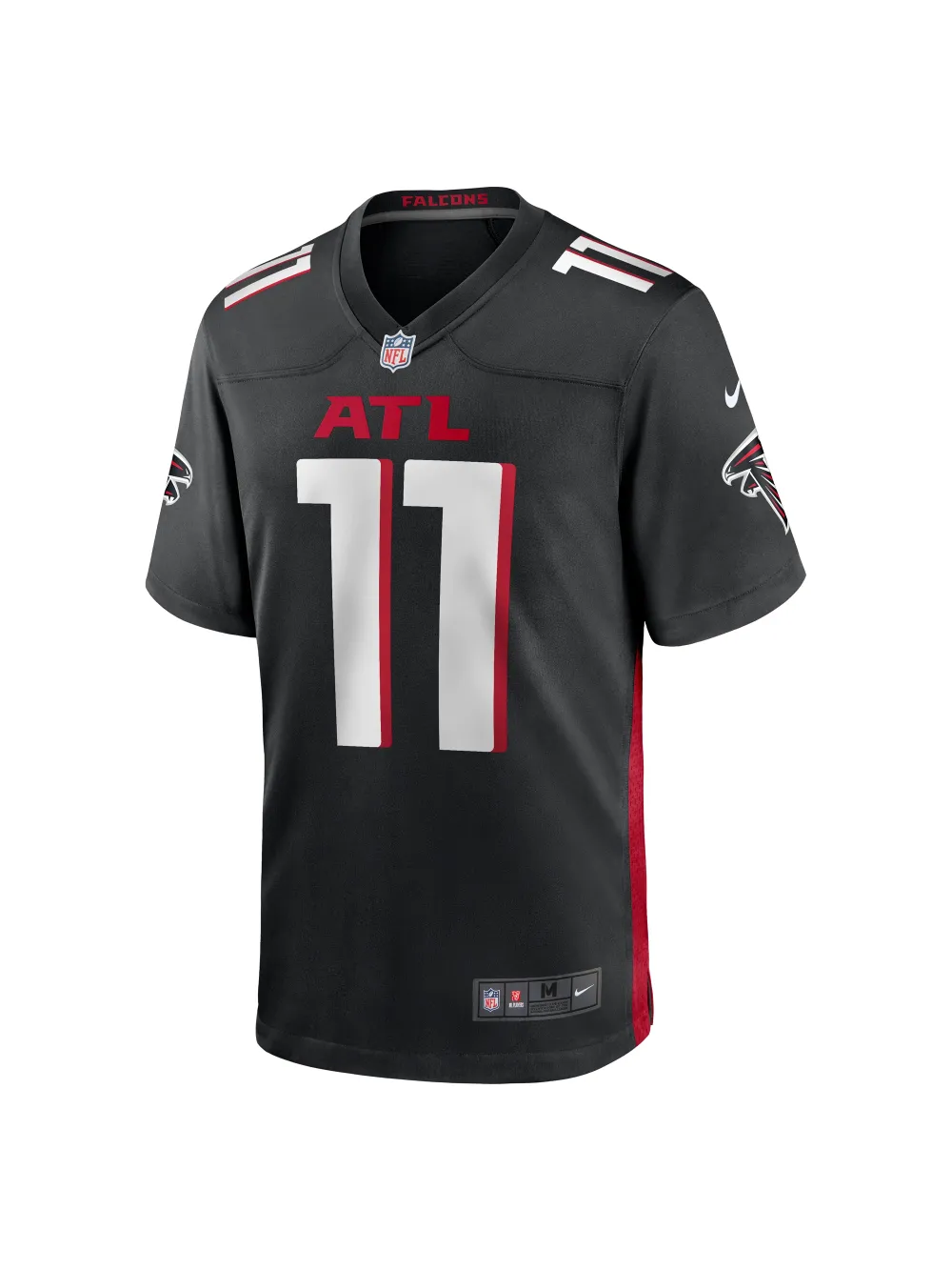 Men's Atlanta Falcons Logan Woodside Nike Black Team Game Jersey