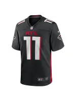 Men's Atlanta Falcons Logan Woodside Nike Black Team Game Jersey