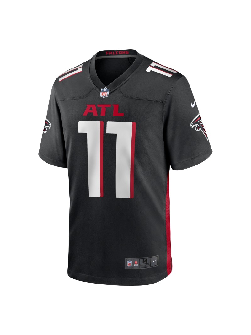 Men's Atlanta Falcons Logan Woodside Nike Black Team Game Jersey