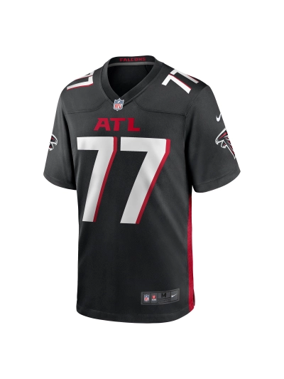 Men's Atlanta Falcons Storm Norton Nike Black Game Jersey 02
