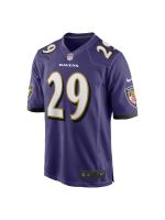 Men's Baltimore Ravens Ar'Darius Washington Nike Purple Player Game Jersey