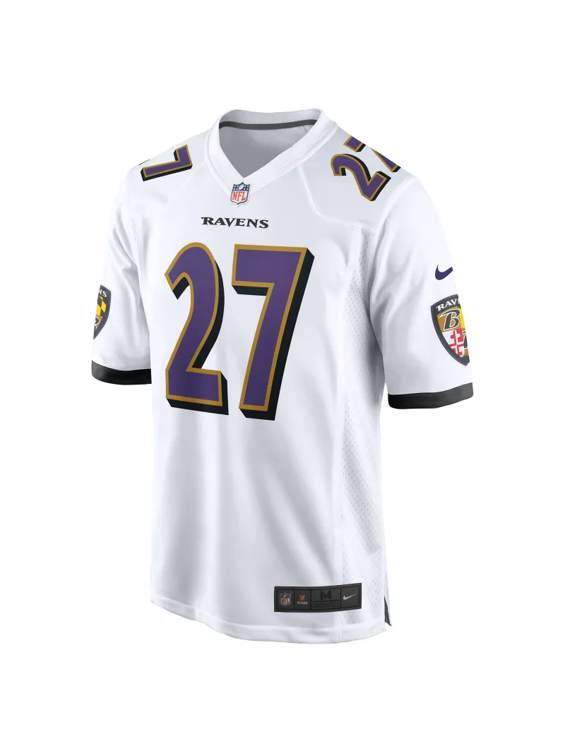 Men's Baltimore Ravens J.K. Dobbins Nike White Away Game Player Jersey