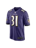 Men's Baltimore Ravens Jamal Lewis Nike Purple Game Retired Player Jersey