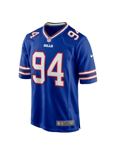 Men's Buffalo Bills Andrew Brown Nike Royal Game Jersey 02