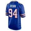 Men's Buffalo Bills Andrew Brown Nike Royal Game Jersey
