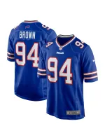 Men's Buffalo Bills Andrew Brown Nike Royal Game Jersey
