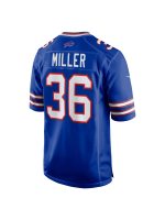 Men's Buffalo Bills Herb Miller Nike Royal Game Jersey