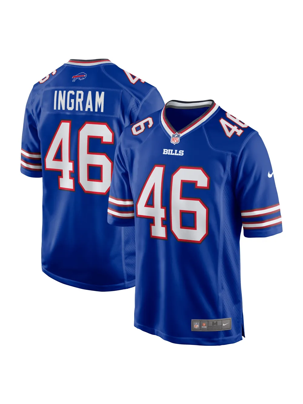 Men's Buffalo Bills Ja'Marcus Ingram Nike Royal Player Game Jersey