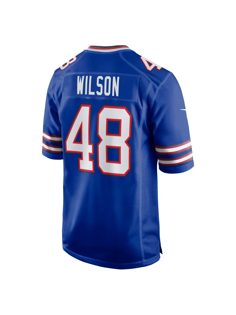Men's Buffalo Bills Joel Wilson Nike Royal Team Game Jersey